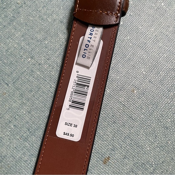 Perry Ellis Brown dress belt 38 - Picture 2 of 3